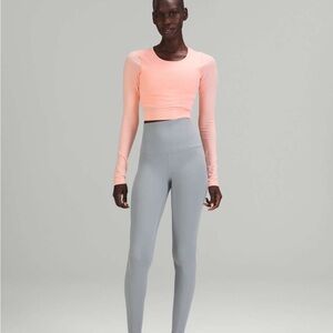 lululemon athletica Peach Crop Top